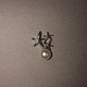 Silver necklace charm
